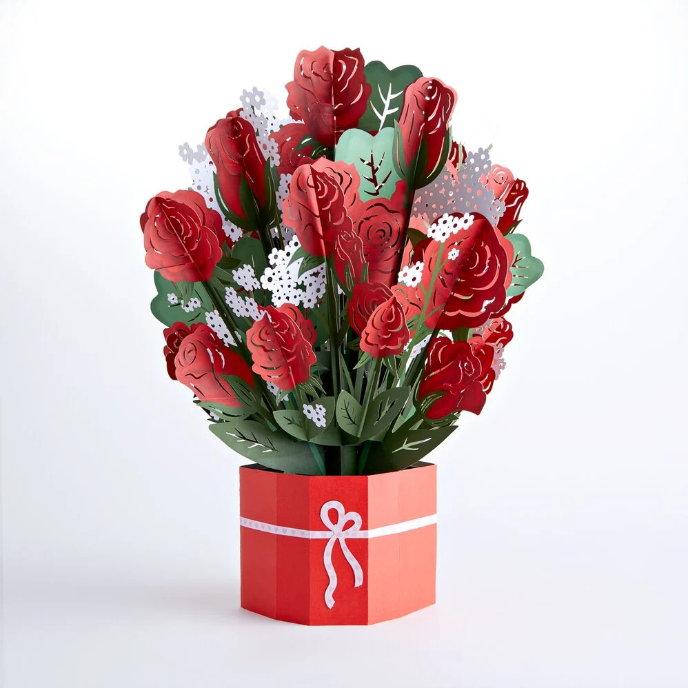 Lovepop Red Rose Grand Bouquet Scale