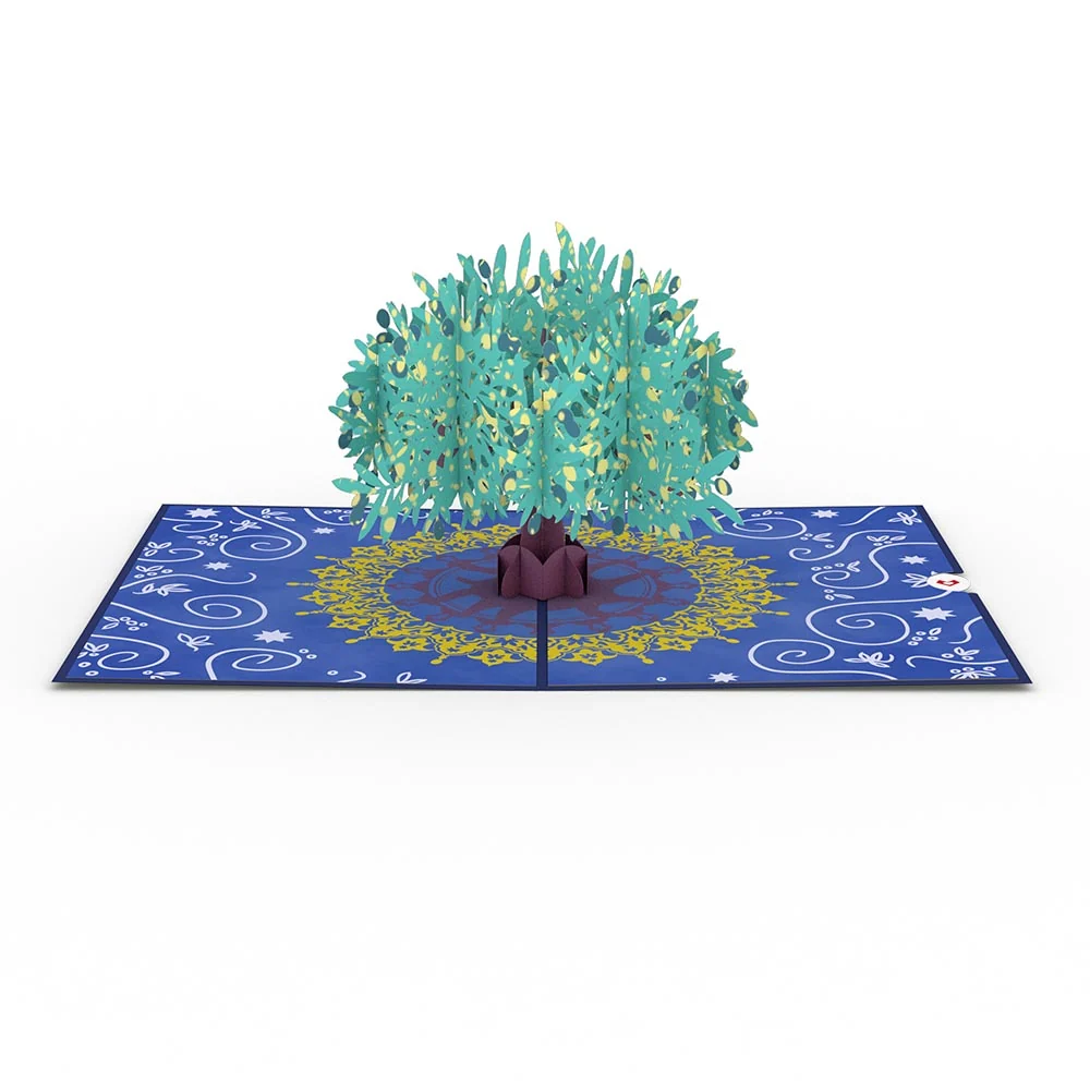 Lovepop Olive Tree Pop-Up Card Glass - Image 3