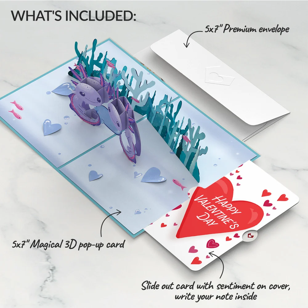Lovepop Love You A-Lotl Valentine Pop-Up Card and Big Sweet Heart Sentiment Set - Image 2