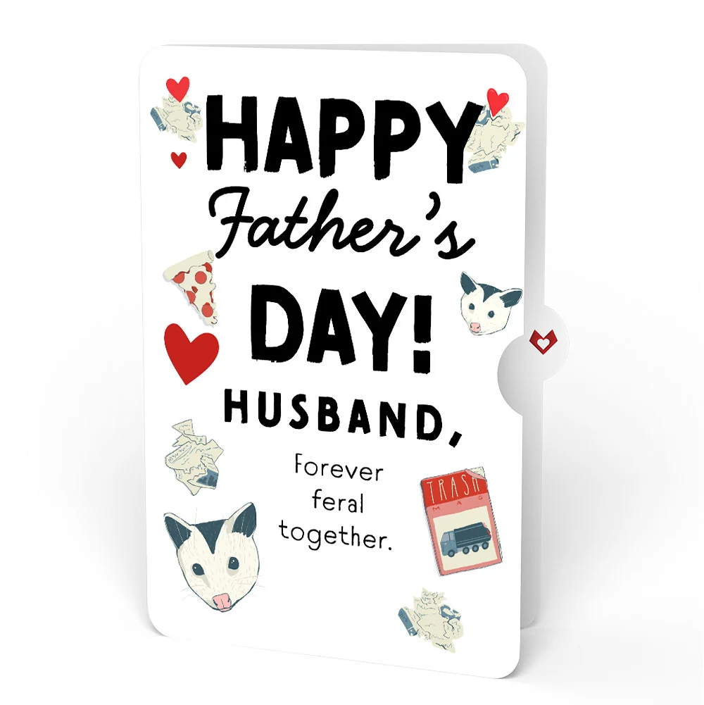Lovepop Life Without You Is Trash Possums Father’s Day Pop-Up Card and Sentiment Set for Husband - Image 4