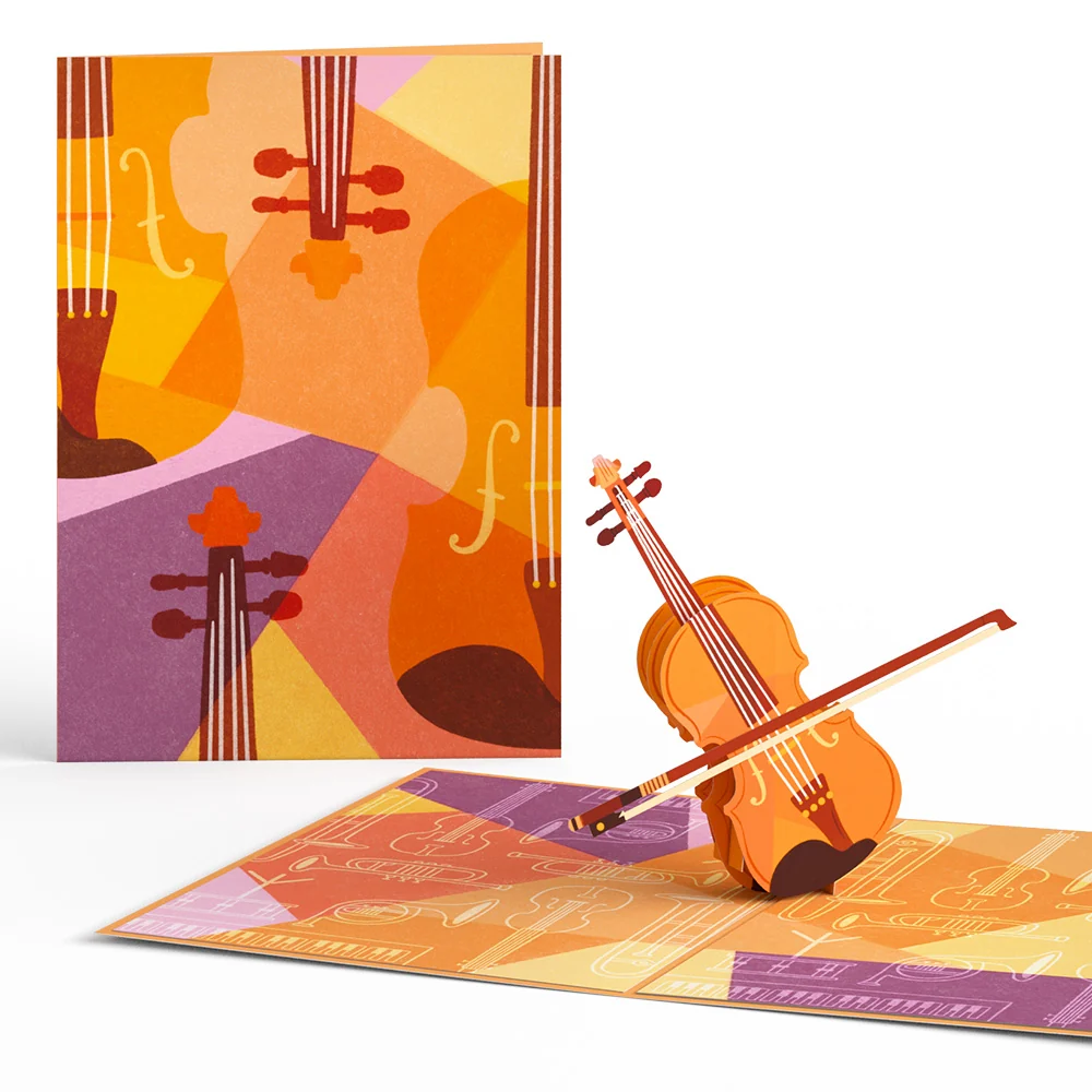 Lovepop Violin Pop-Up Card