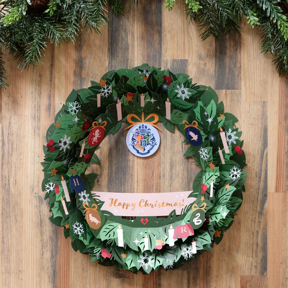 Lovepop Harry Potter Happy Christmas Wreath Candle