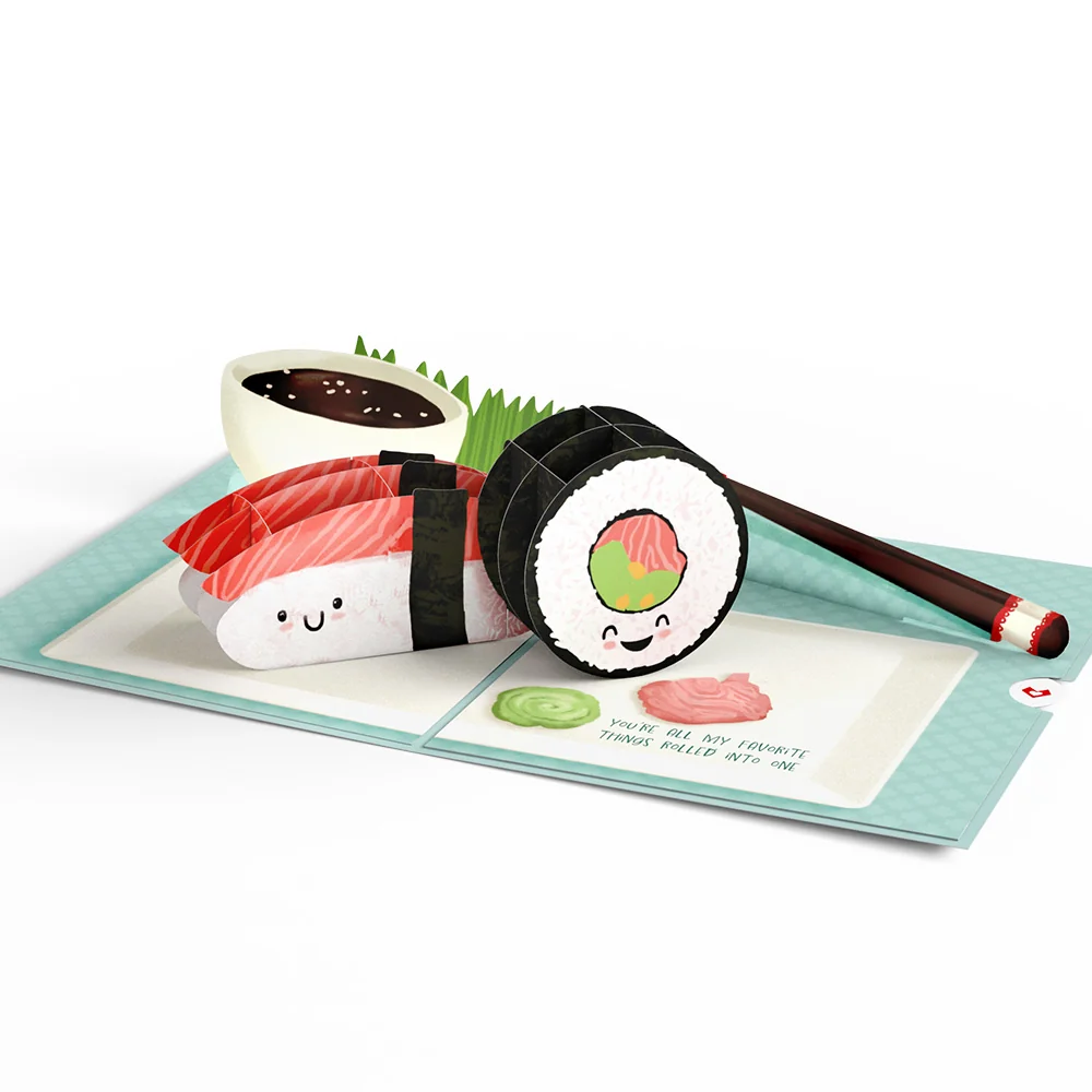 Lovepop Soy Glad You're in My Life Sushi Pop-Up Card Bottle - Image 4