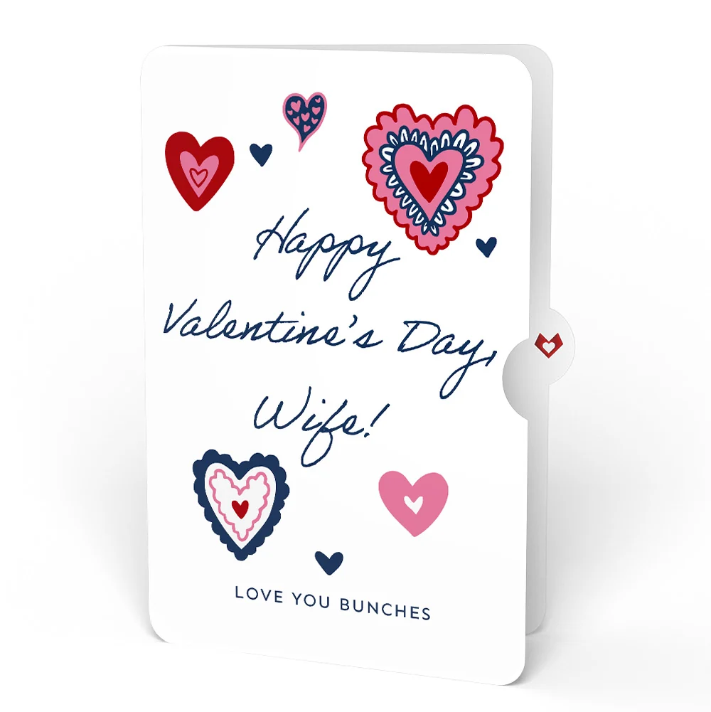 Lovepop Everlasting Rose Valentine HeartFelt Charm Card and Sentiment Set for Wife Cream - Image 4