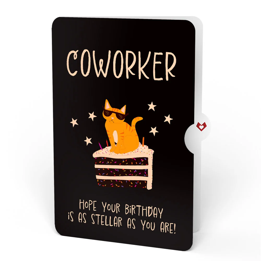 Lovepop Out of this World Birthday Cat Pop-Up Card and Sentiment Set for Co-worker - Image 4