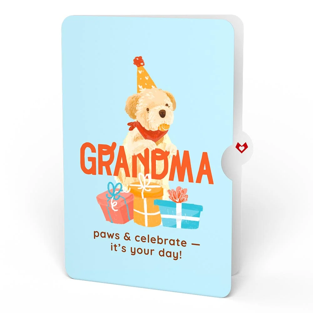 Lovepop Happy Birthday Dogs Pop-Up Card and Sentiment Set for Grandma - Image 4