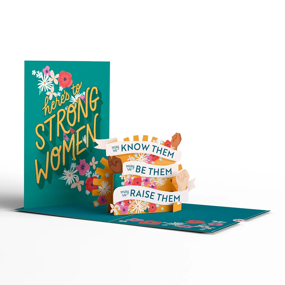 Lovepop Here's to Strong Women Pop-Up Card