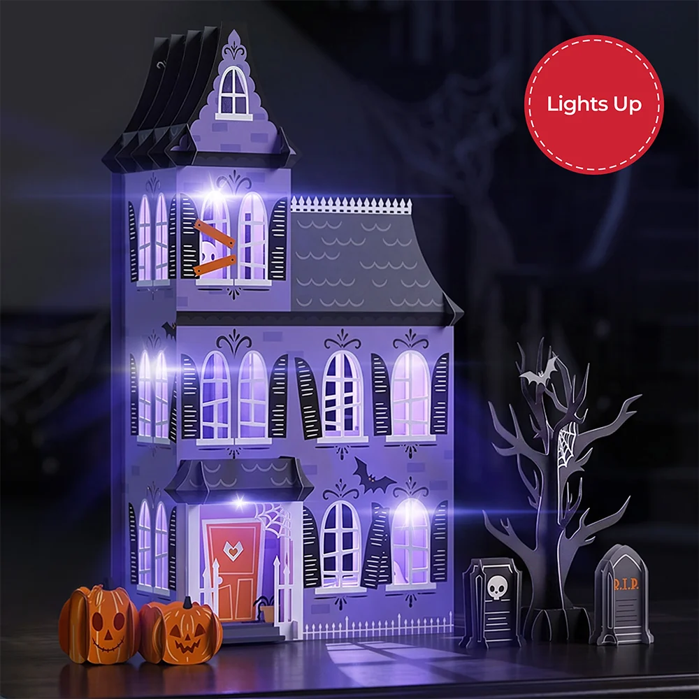 Lovepop Haunted House Halloween Light-Up Decor