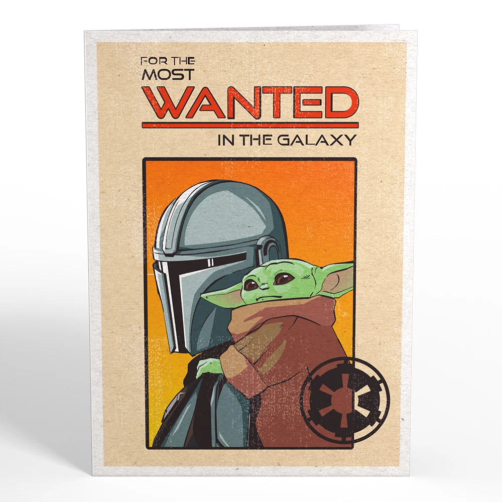 Lovepop Star Wars The Mandalorian and Grogu Most Wanted Pop-Up Card Poster - Image 5