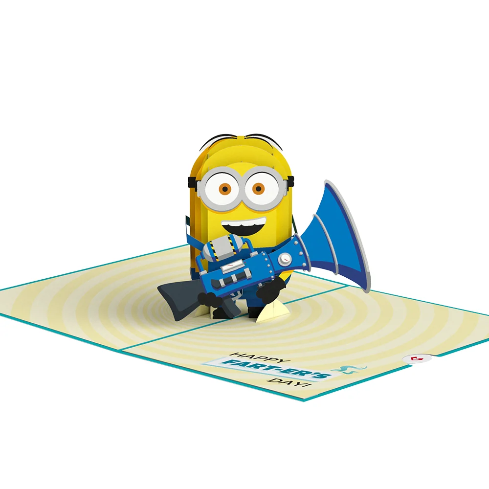 Lovepop Minions Happy Fart-er's Day Pop-Up Card - Image 4