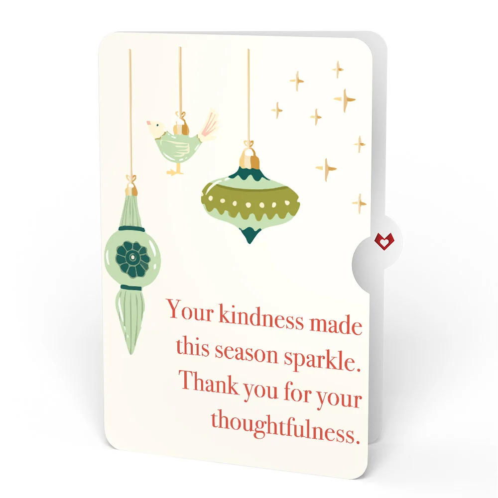 Lovepop All Is Bright Holiday Reindeer Light-Up Pop-Up Card and Sentiment Set Cream - Image 4