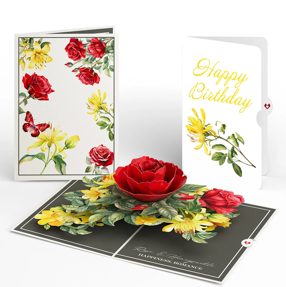 Lovepop Born to Bloom: June Birth Month Flowers Pop-Up Card and Sentiment Set