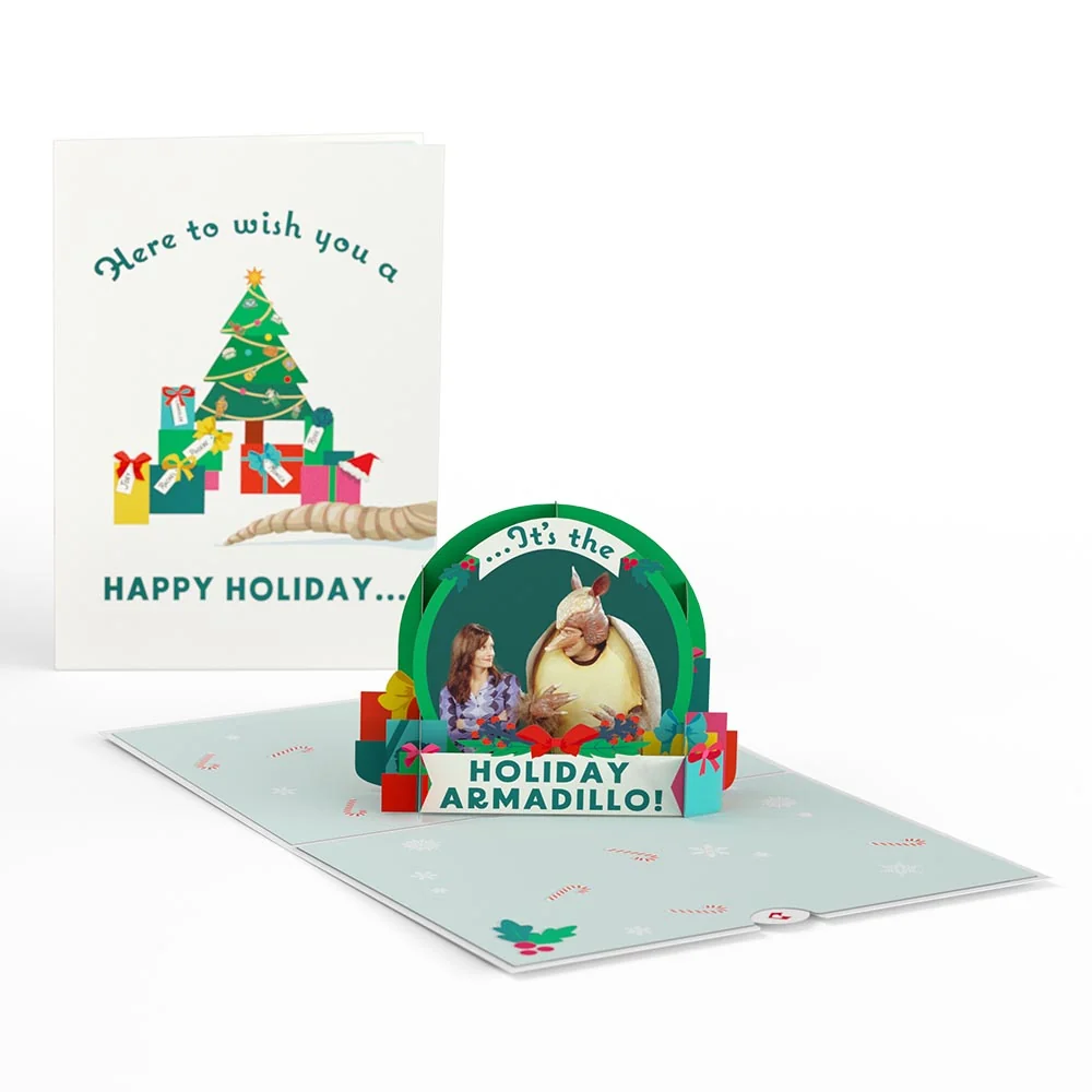 Lovepop Friends Holiday Armadillo Pop-Up Card
