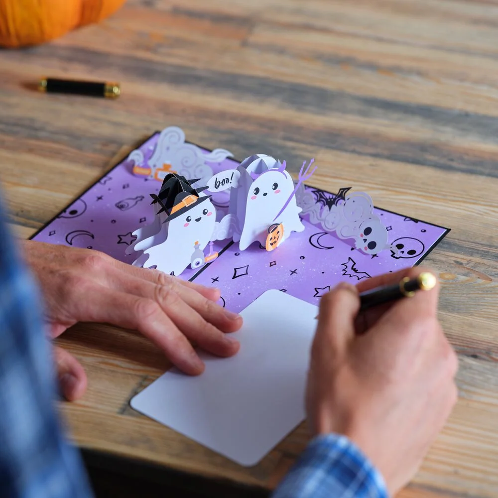 Lovepop 'Hey Boo' Ghosts Pop-Up Card Bottle - Image 4