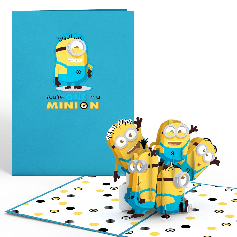 Lovepop Despicable Me You're One in a Minion Pop-Up Card