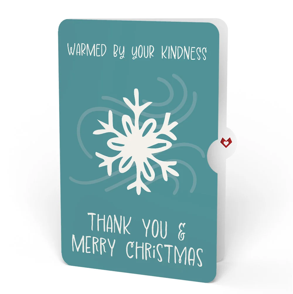 Lovepop Snowfall's Hush Christmas Pop-Up Card and Snowflake Kindness Sentiment Set - Image 4