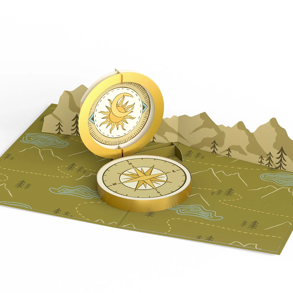 Lovepop Guiding Compass Pop-Up Card - Image 3
