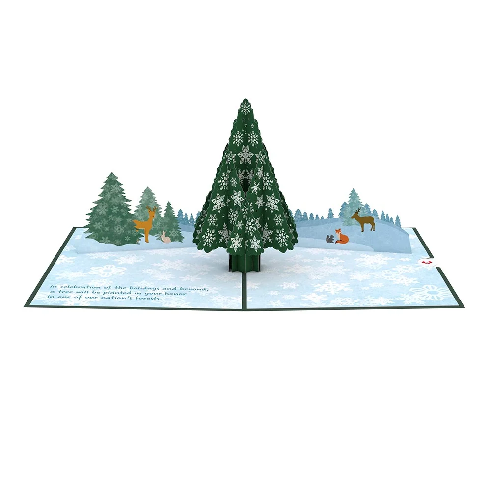 Lovepop Arbor Day Foundation Holiday Tree Pop-Up Card