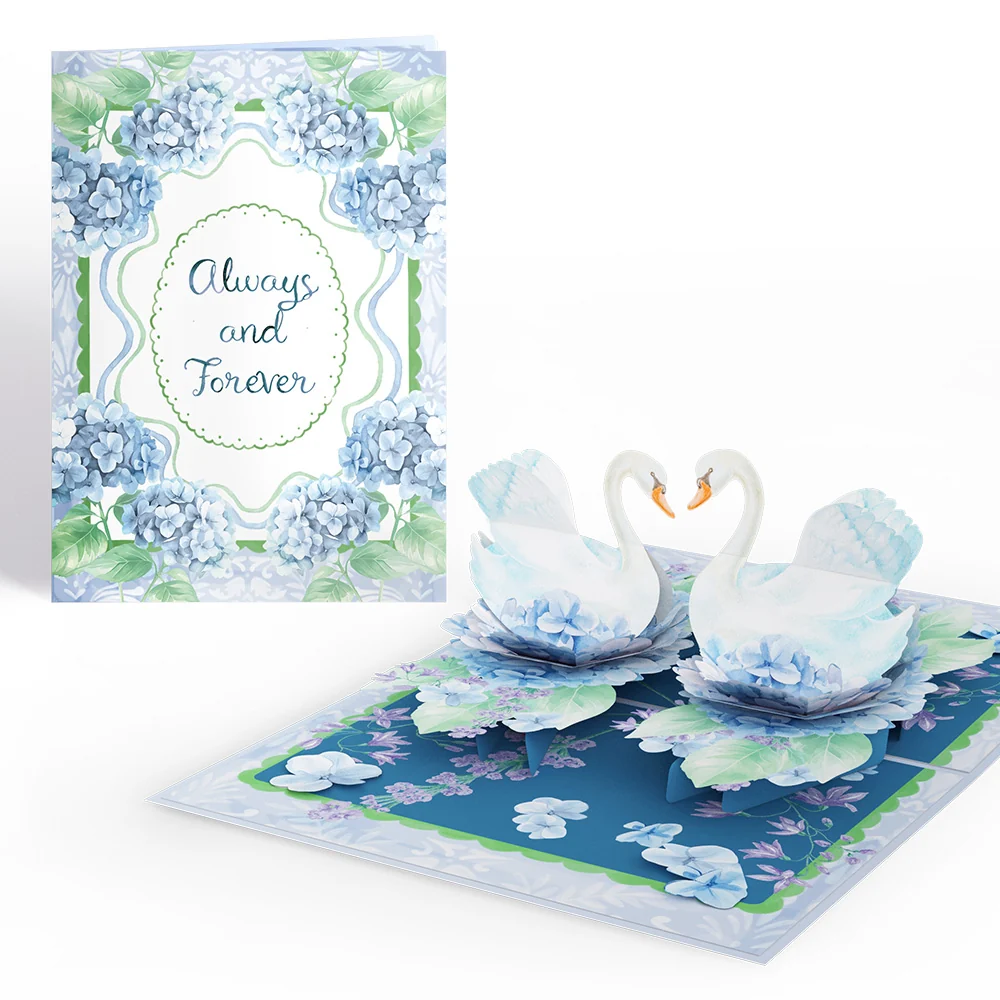 Lovepop Always and Forever Swans Pop-Up Card
