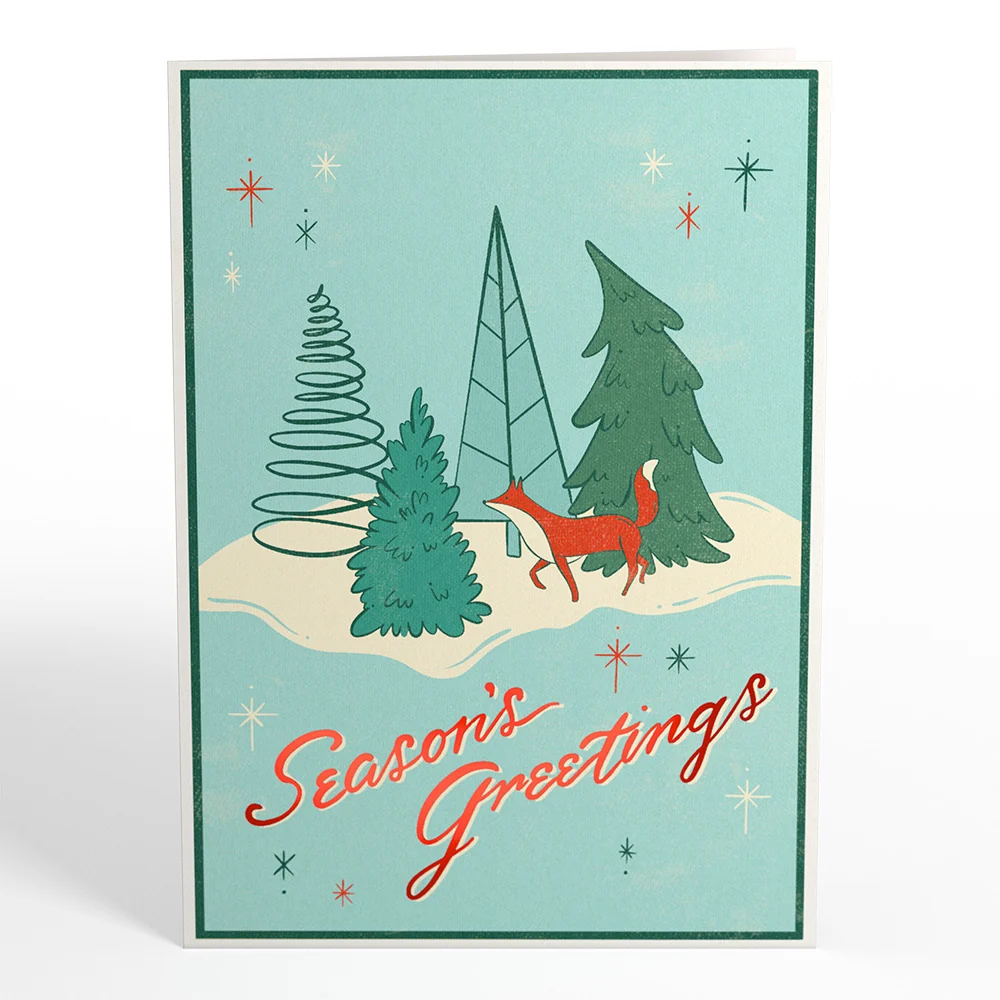 Lovepop Season's Greetings Snowman Pop-Up Card - Image 4
