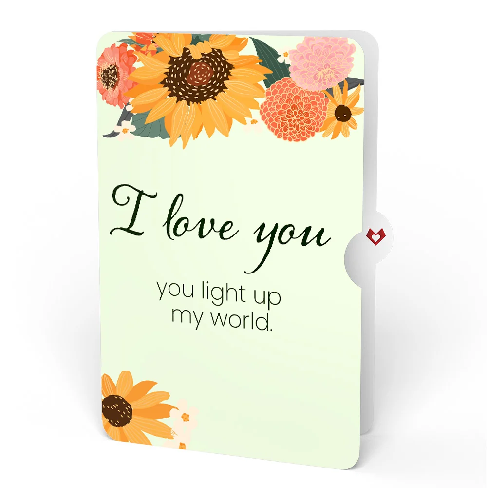 Lovepop Stained Glass Sunflowers Love Pop-Up Card and Sentiment Set - Image 4