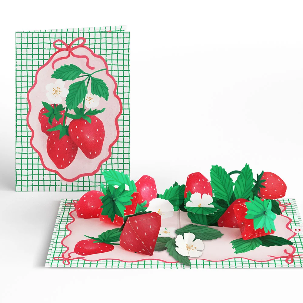 Lovepop Sweet Strawberry Patch Pop-Up Card