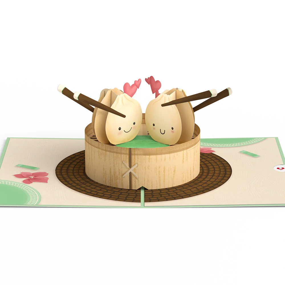 Lovepop You're All That and Dim Sum Pop-Up Card Basket - Image 3
