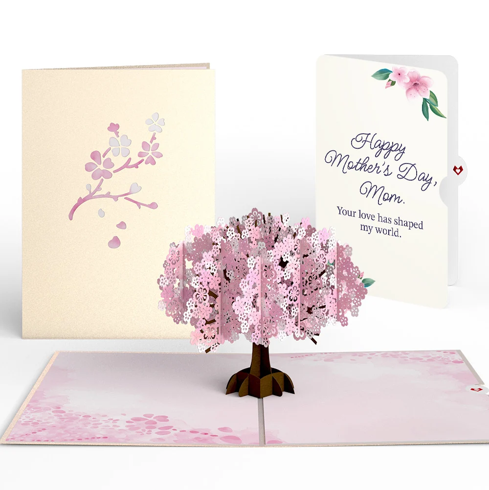 Lovepop Cherry Blossom Mother's Day Pop-Up Card and Sentiment Set for Mom — SKU SB-41A7AF-882BC25E726035