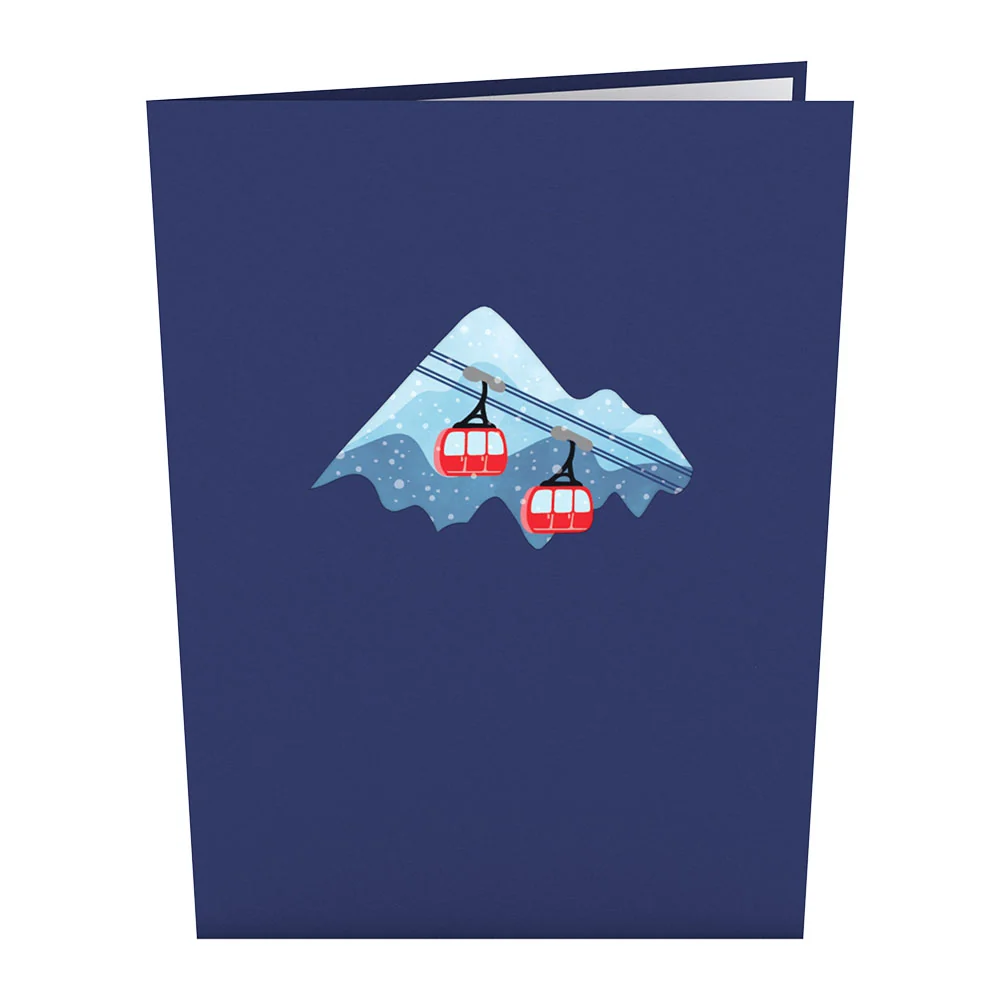 Lovepop Ski Village Pop-Up Card - Image 4