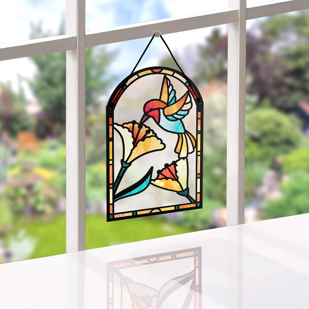 Lovepop Thinking of You Hummingbird Suncatcher Card