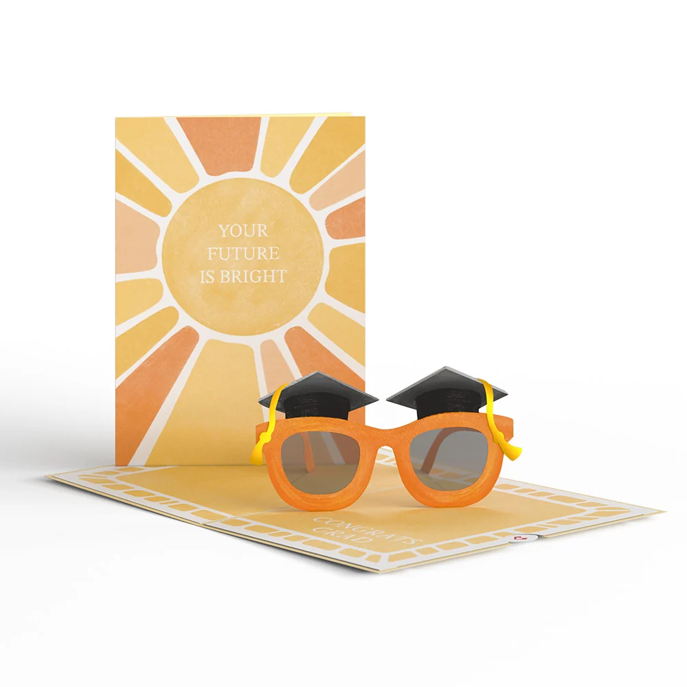 Lovepop Your Future is Bright Graduation Pop-Up Card