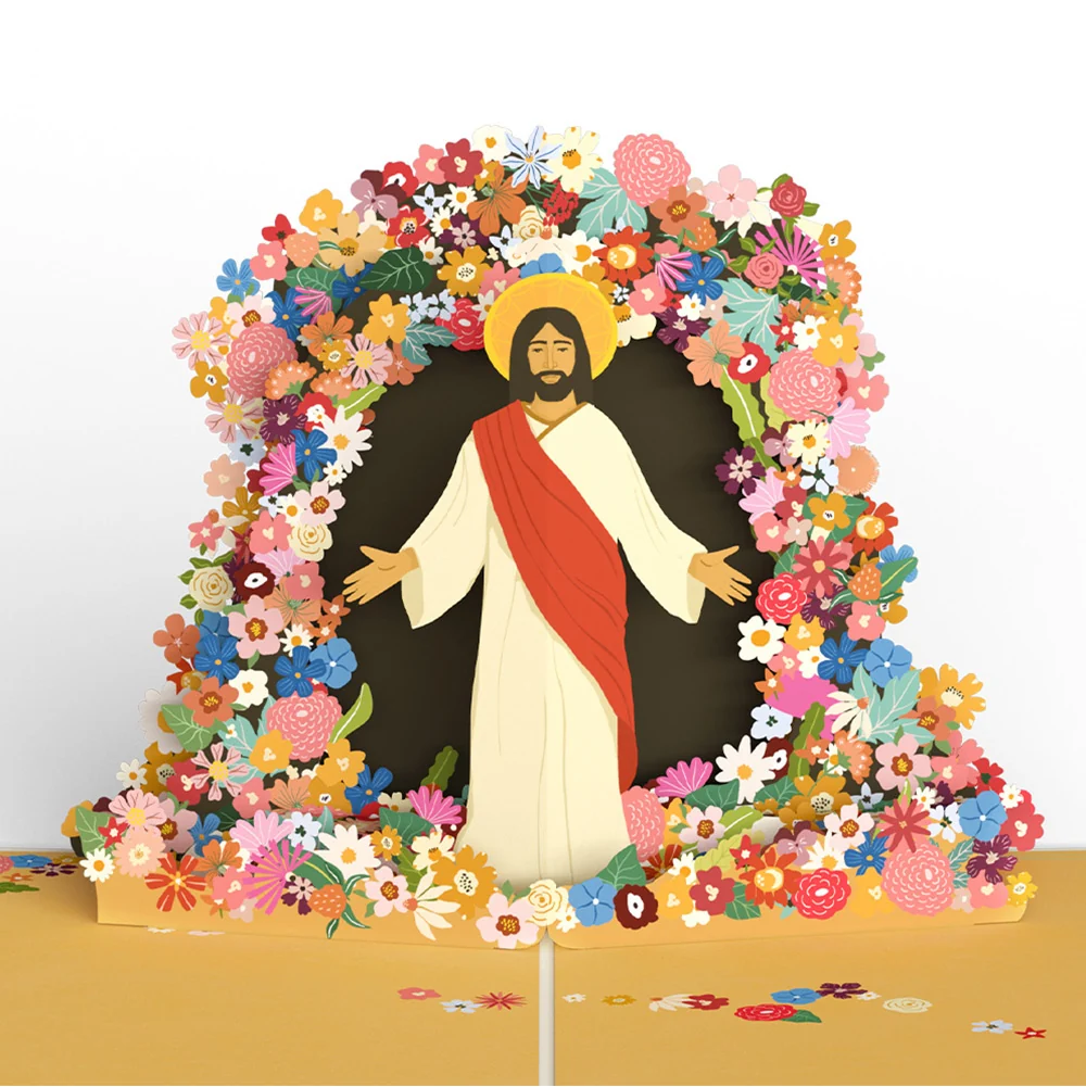 Lovepop Resurrection of Jesus Easter Pop-Up Card and Sentiment Set for Mom Cream - Image 3