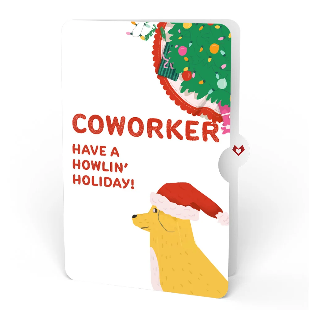 Lovepop Feliz Naughty Dog Christmas Pop-Up Card and Sentiment Set for Co-worker - Image 4