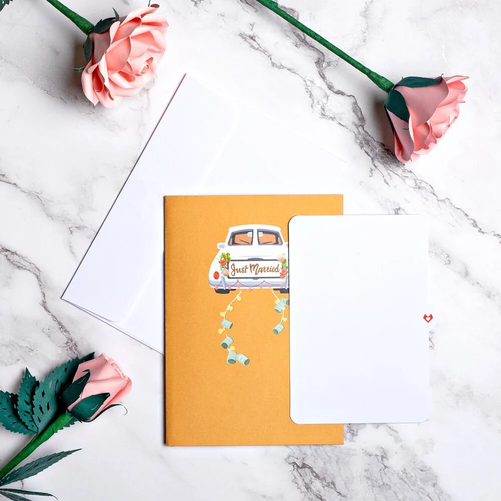 Lovepop Wedding Car Pop-Up Card - Image 5