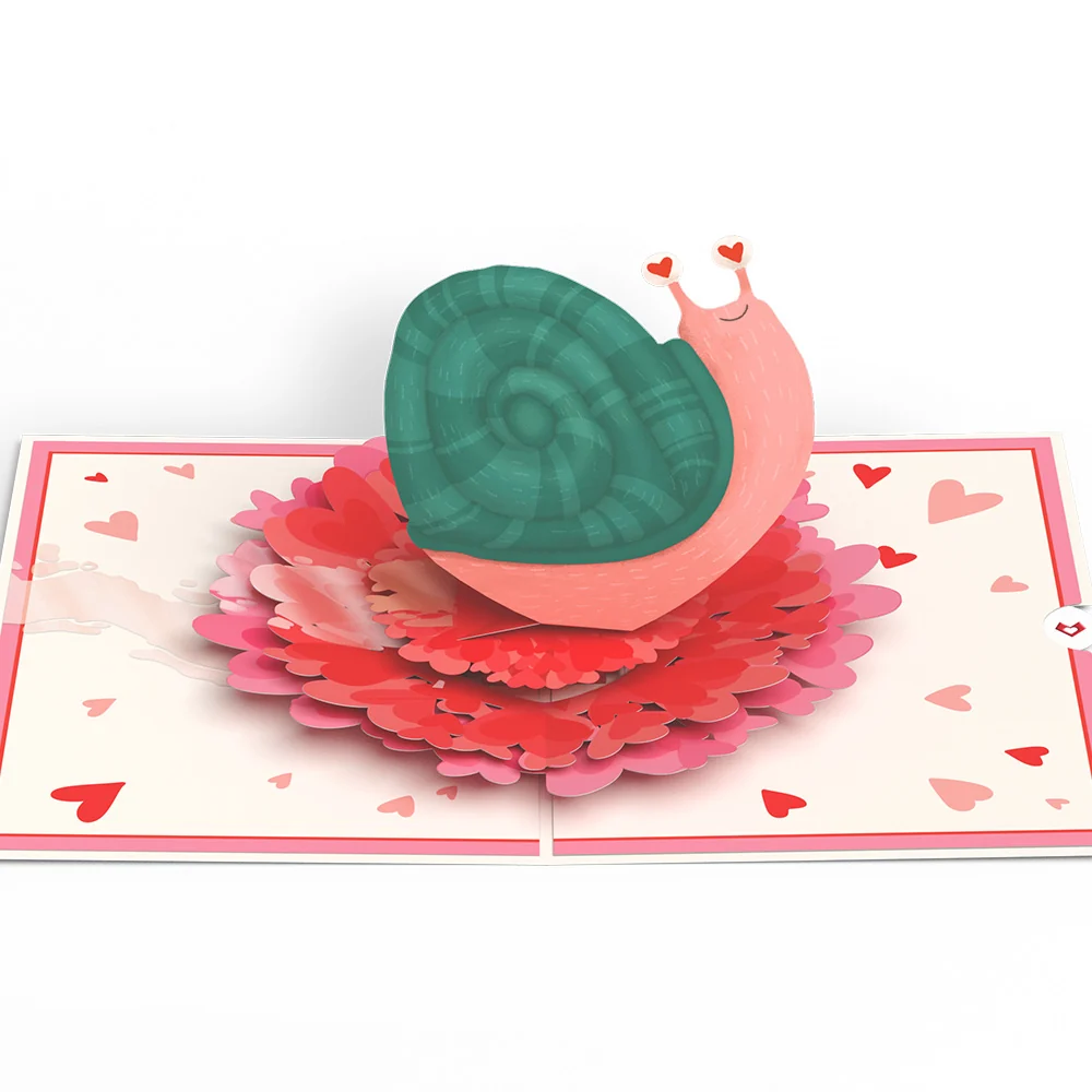 Lovepop Love You Slow Much Snail Pop-Up Card - Image 4