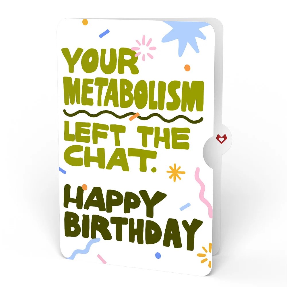 Lovepop Another Trip Around the Sun Birthday Light-Up Pop-Up Card and Metabolism Left The Chat Sentiment Set - Image 4
