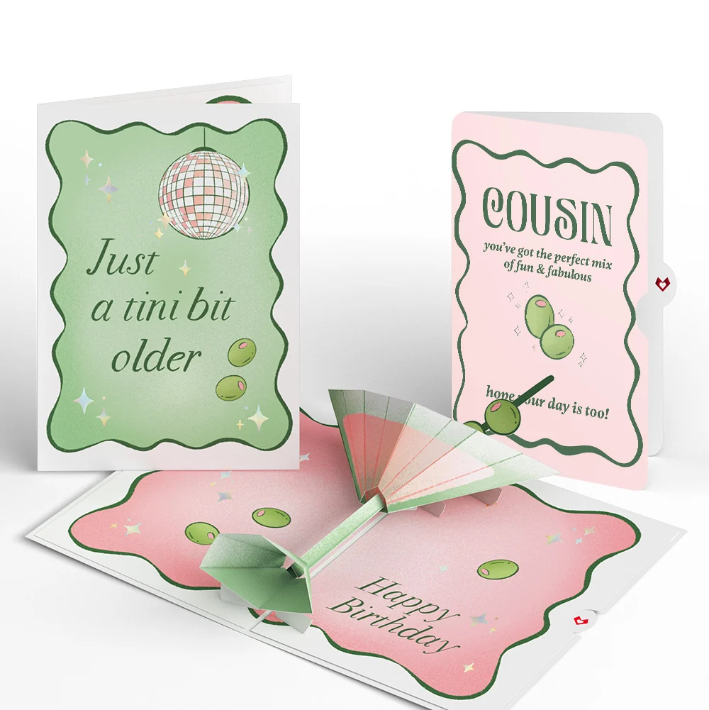 Lovepop Just a Tini Bit Older Birthday Pop-Up Card and Sentiment Set for Cousin