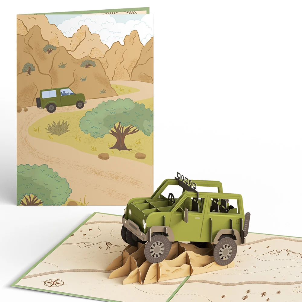 Lovepop Off-Road Adventure Pop-Up Card