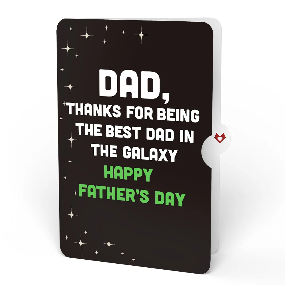 Lovepop You've Abducted My Heart Father’s Day Light-Up Pop-Up Card and Sentiment Set for The Best Dad - Image 4