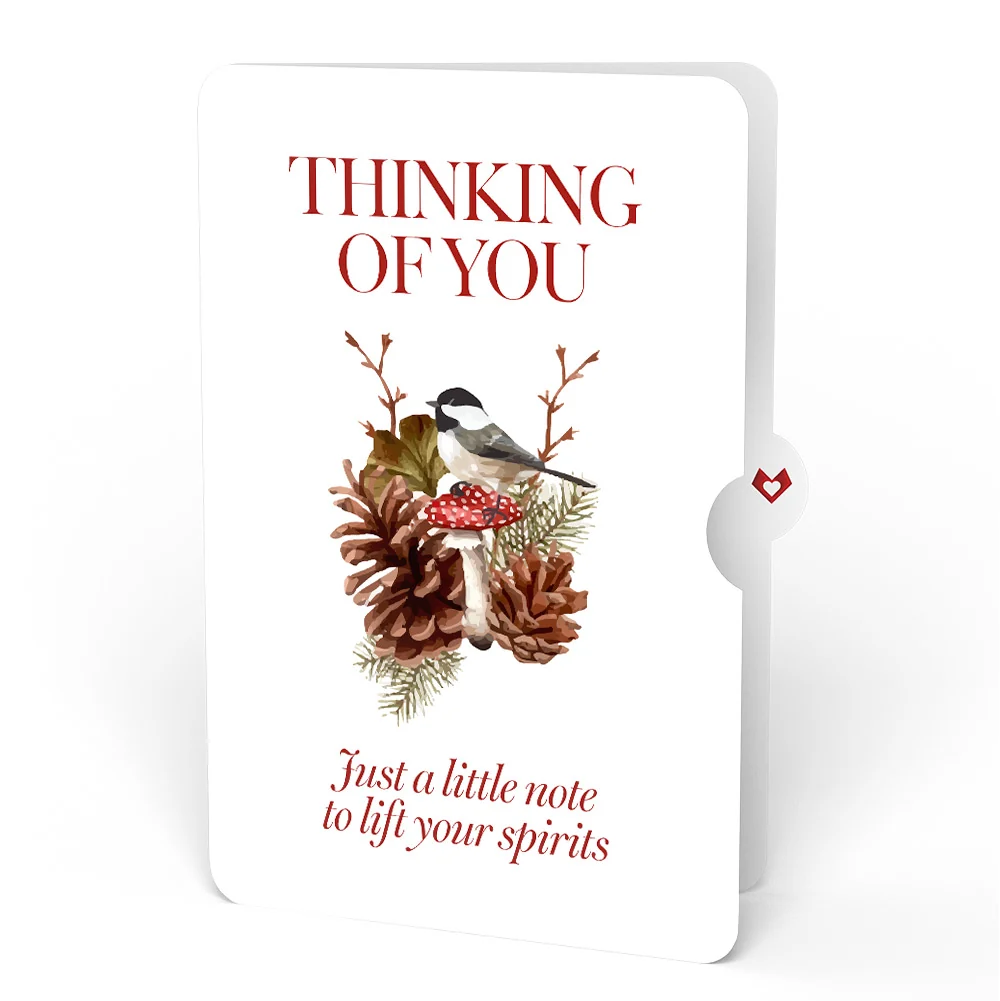 Lovepop Fall Forest Floor Thinking of You Pop-Up Card and Sentiment Set Cream - Image 4