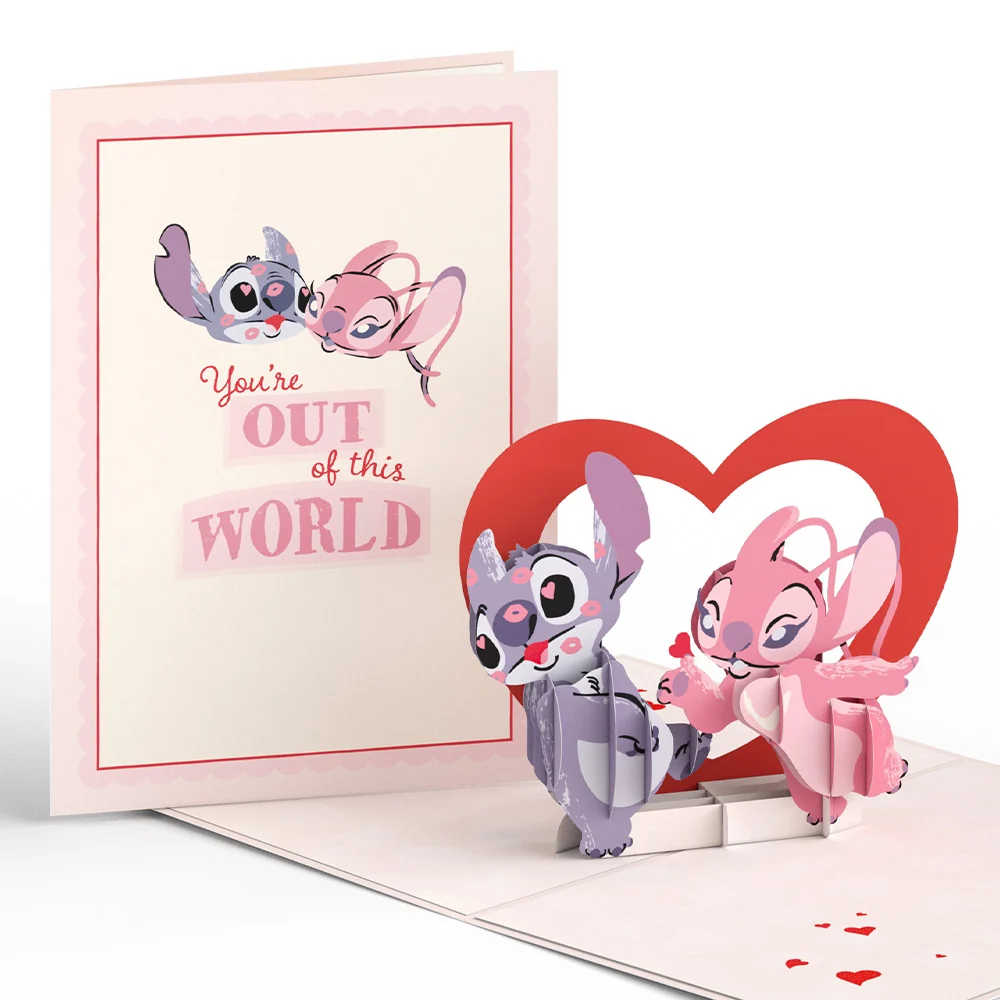 Lovepop Disney's Stitch & Angel You’re Out Of This World Pop-Up Card