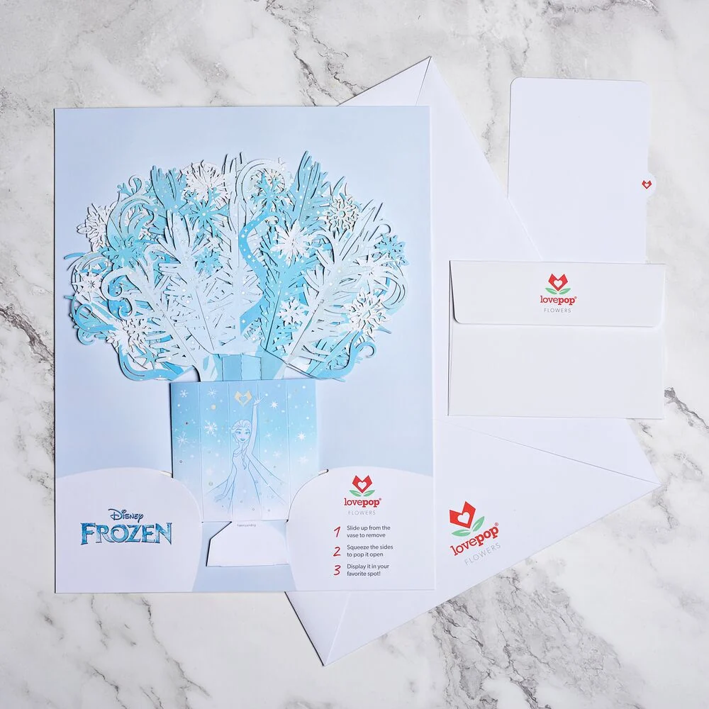 Lovepop Disney Frozen Elsa’s Ice Magic Bouquet Vase - Image 2