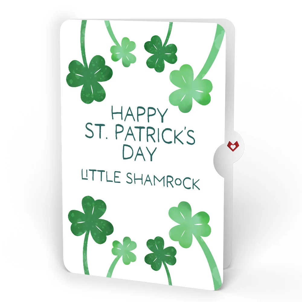 Lovepop 'Toadally Awesome' St. Patrick’s Day Plushpop Card and Sentiment Set Cream - Image 4