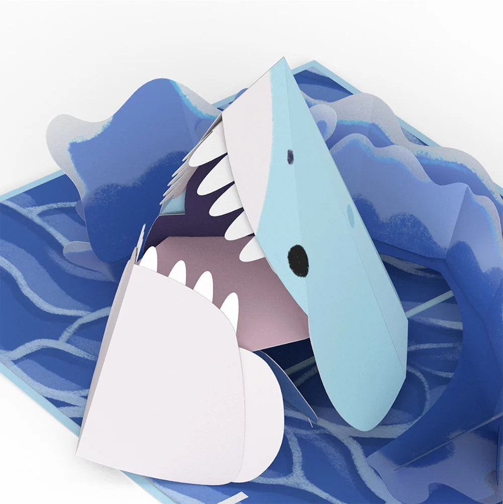 Lovepop I Chews You Shark Father's Day Pop-Up Card and Ocean Animals Sentiment Set - Image 2