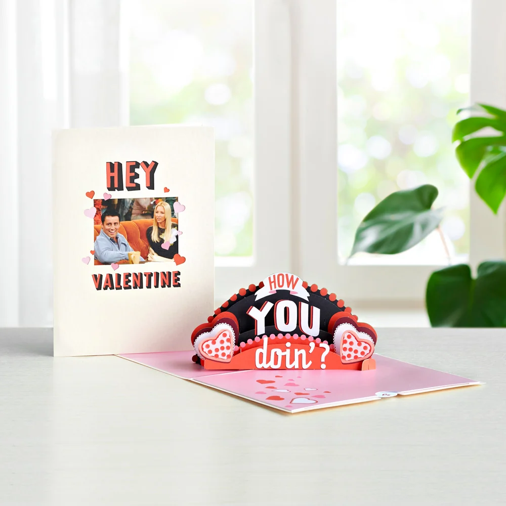Lovepop Friends How You Doin'? Valentine Pop-Up Card