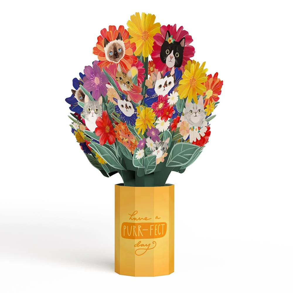 Lovepop Purr-fect Cat Bouquet - Image 4