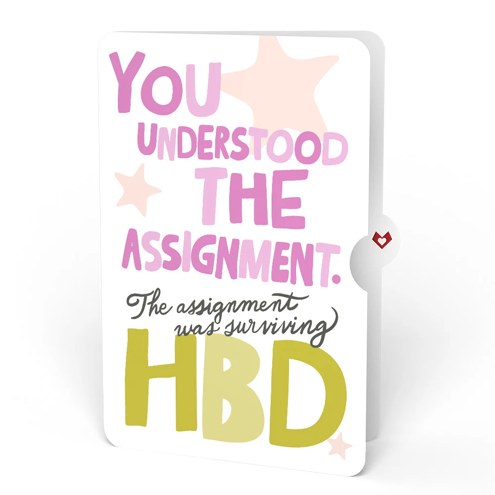 Lovepop Holy Smokes You're Old Birthday Pop-Up Card and Surviving Assignment Sentiment Set Candle - Image 4