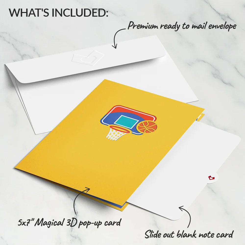 Lovepop Slam Dunk Basketball Pop-Up Card - Image 5
