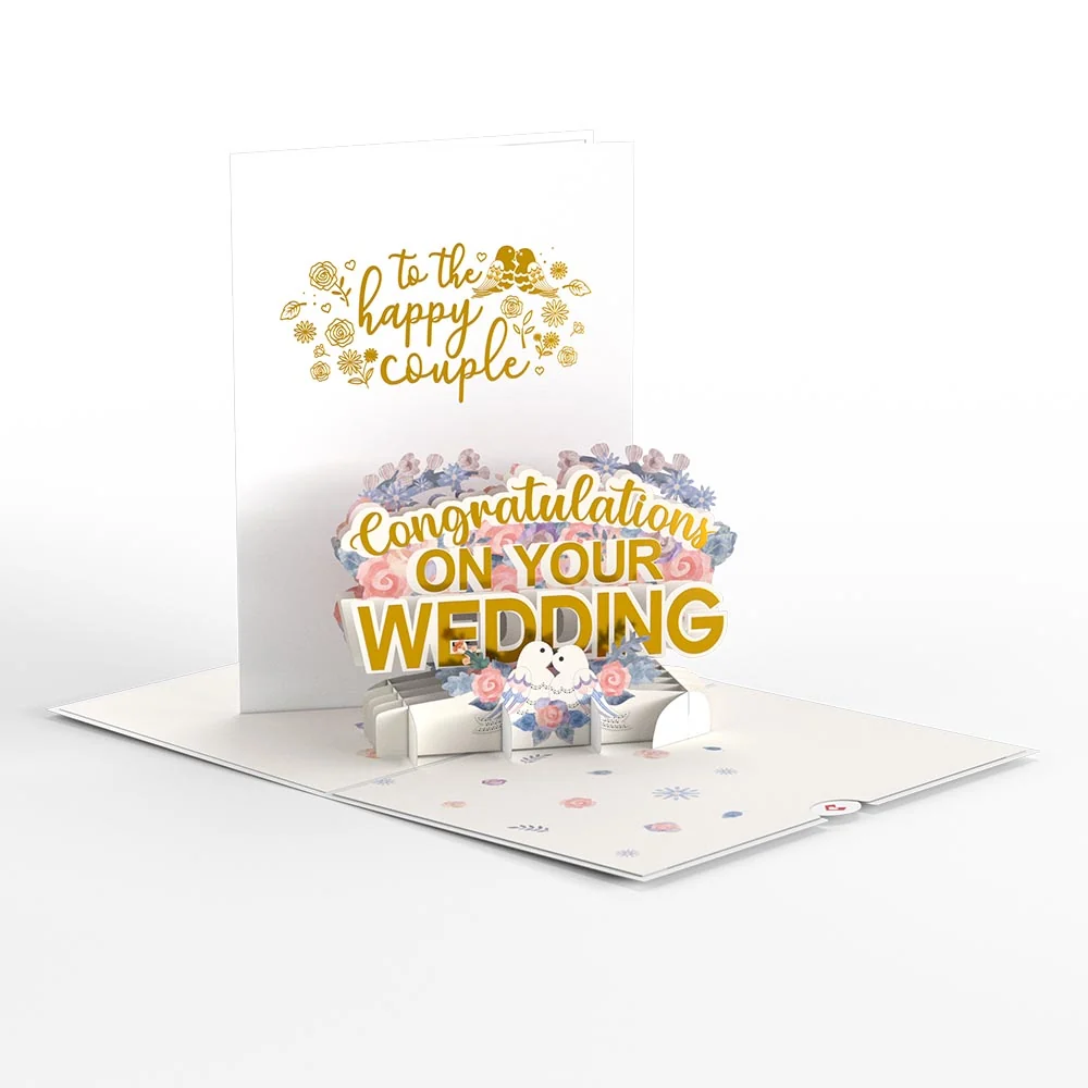 Lovepop Wedding Congratulations Pop-Up Card