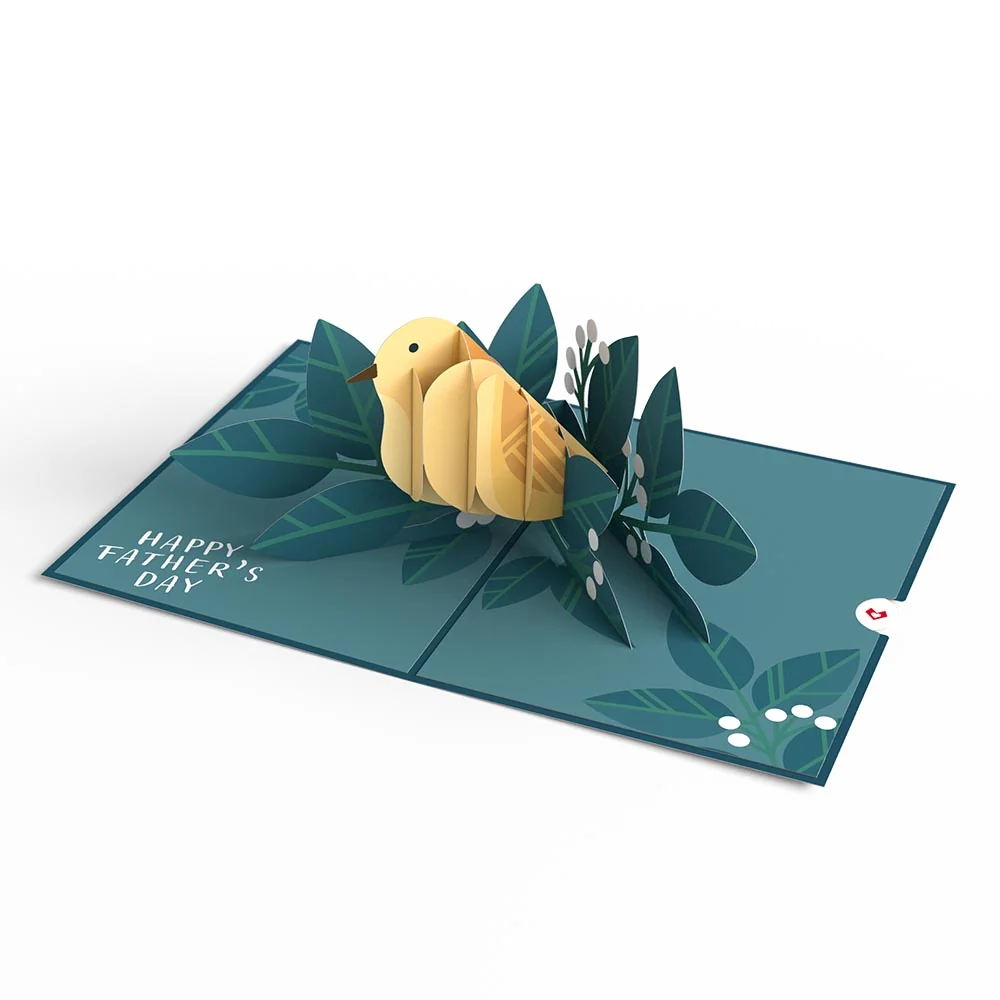 Lovepop Happy Father's Day Birds Pop-Up Card - Image 3